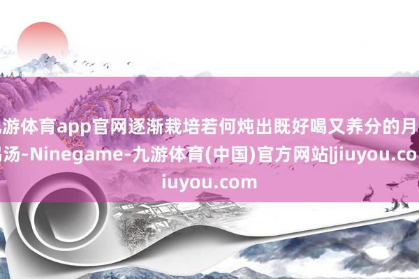 九游体育app官网逐渐栽培若何炖出既好喝又养分的月子鸡汤-Ninegame-九游体育(中国)官方网站|jiuyou.com