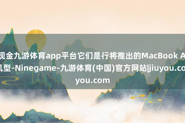 现金九游体育app平台它们是行将推出的MacBook Air机型-Ninegame-九游体育(中国)官方网站|jiuyou.com